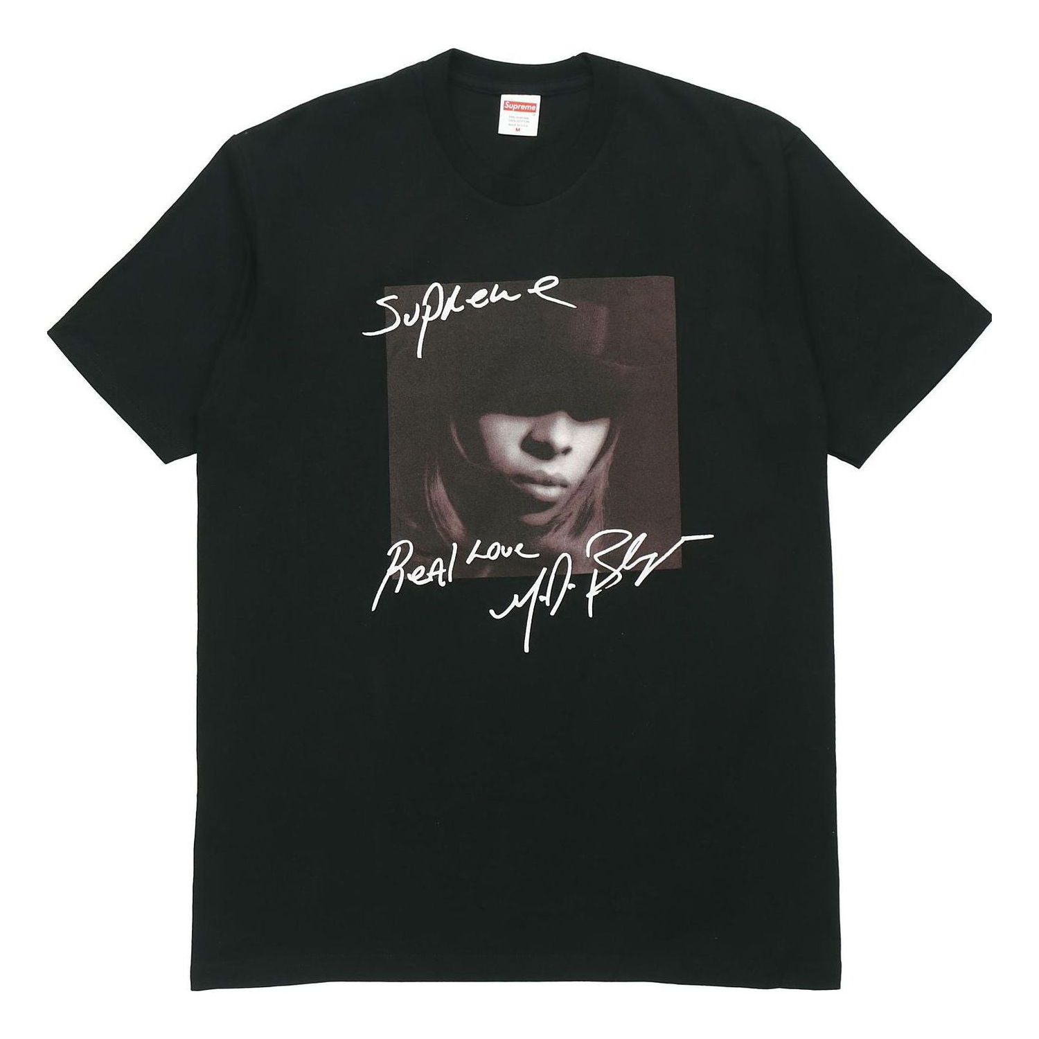 Тениска Supreme Short Sleeve Mary J. Blige Tee With Photo Print Черно | SUP-FW19-229, 0