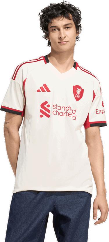 Фланелка adidas Performance Liverpool FC 25/26 Away Jersey Бежово | JV6487, 4
