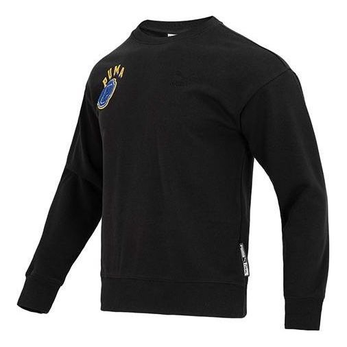 Пуловер Puma Team Graphic Crewneck Sweatshirt Черно | 622275-01, 0