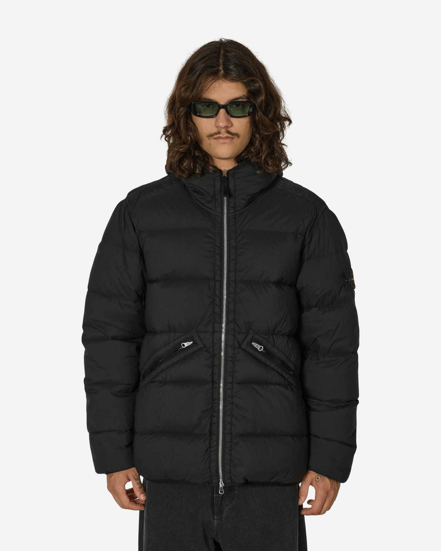 Яке Stone Island Seamless Tunnel Nylon Hooded Down Jacket Black Черно | 811543128 V0029, 0