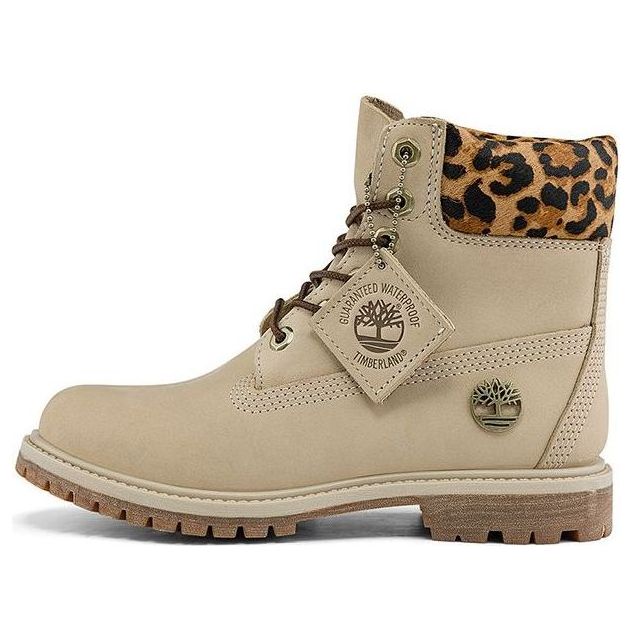 Кецове и обувки Timberland Waterproof Boots Safari Cheetah 6 Inch Бежово | A2GY5W, 0