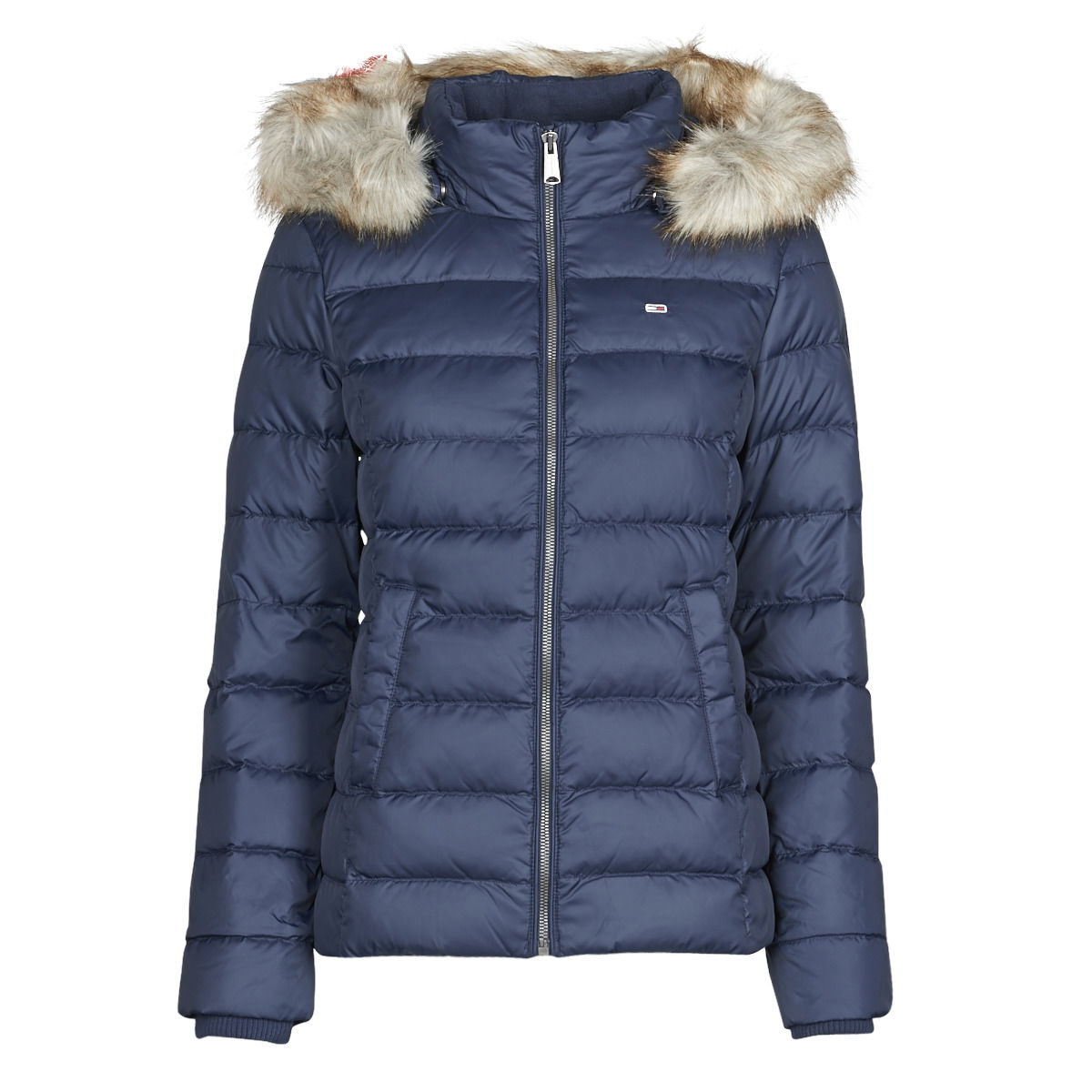 Пухо яке Tommy Hilfiger BASIC HOODED DOWN JACKET Тъмно синьо | DW0DW14693-C87=DW0DW08588-C87, 0