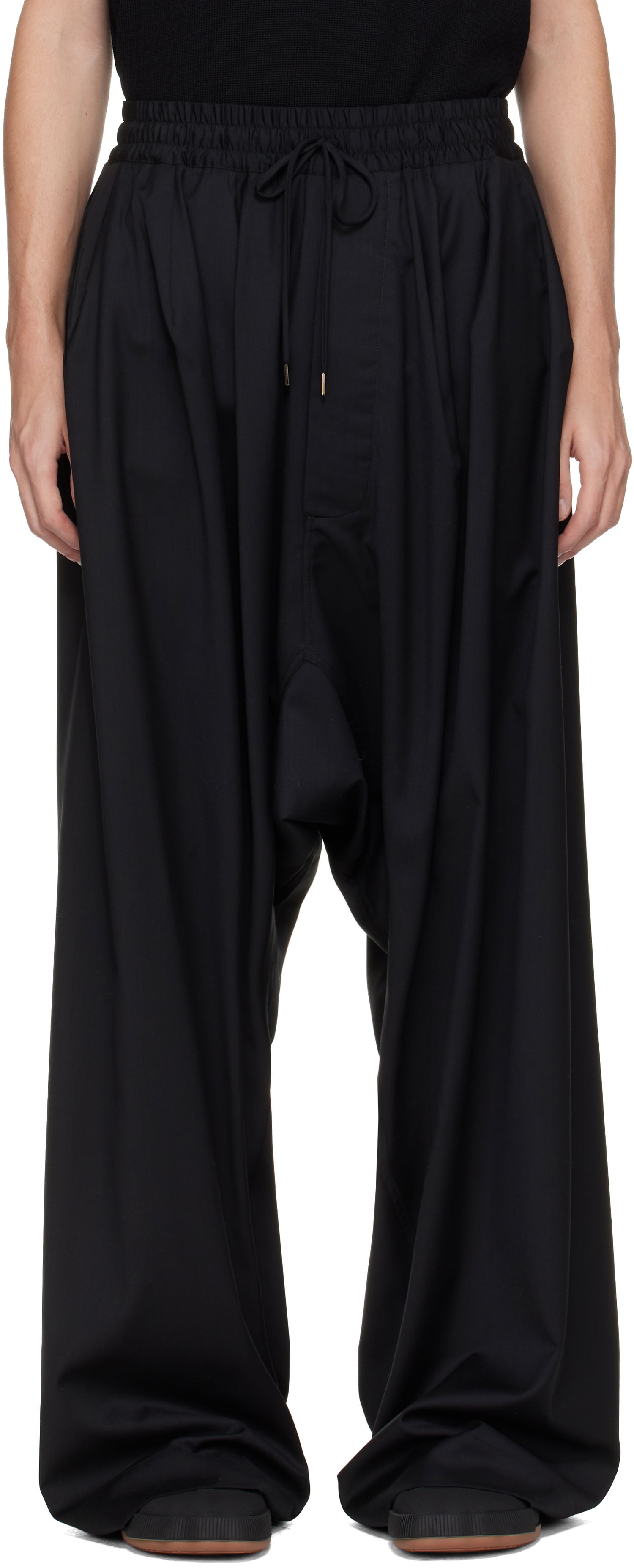 Панталони Vivienne Westwood Vivienne Westwood Drawstring Balloon Trousers Черно | 2F01001M-W01A2-, 0
