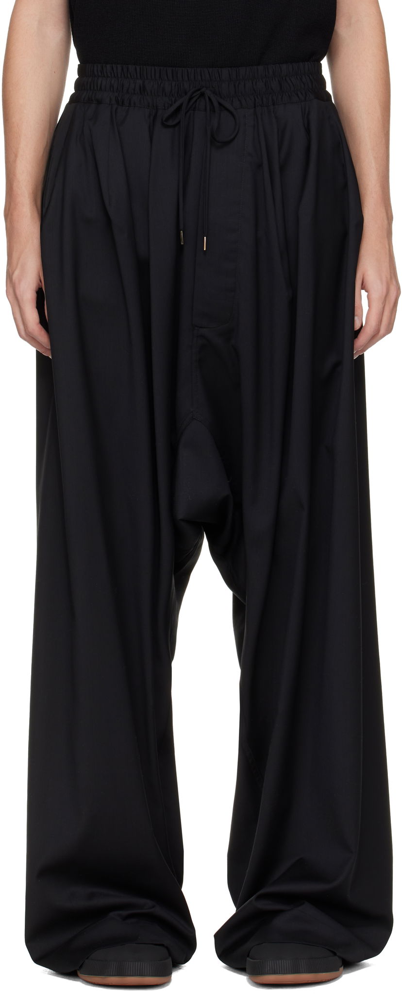 Панталони Vivienne Westwood Vivienne Westwood Drawstring Balloon Trousers Черно | 2F01001M-W01A2-