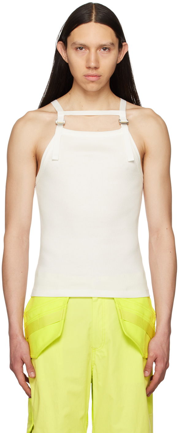 Потник Dion Lee Dion Lee Safety Harness Tank Top Бяло | C3136S23, 0