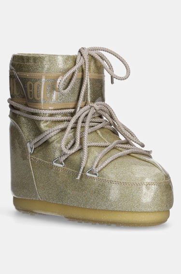 Кецове и обувки Moon Boot Glitter Snow Boots Бежово | 80D1409440.B002, 0