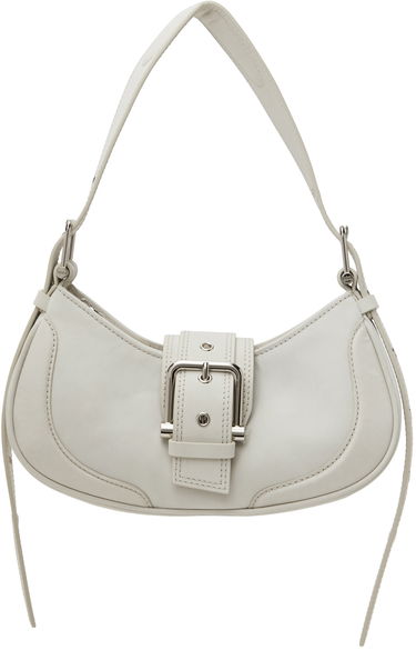 Дамска чанта OSOI White Leather Buckle Shoulder Bag Бежово | 24FWB05002125, 0