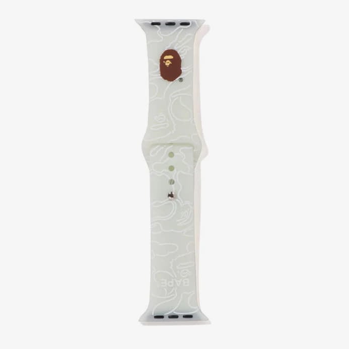 Часовник BAPE Bathing Ape Camo Watch Band Бяло | 001GDL301055MWHT, 1