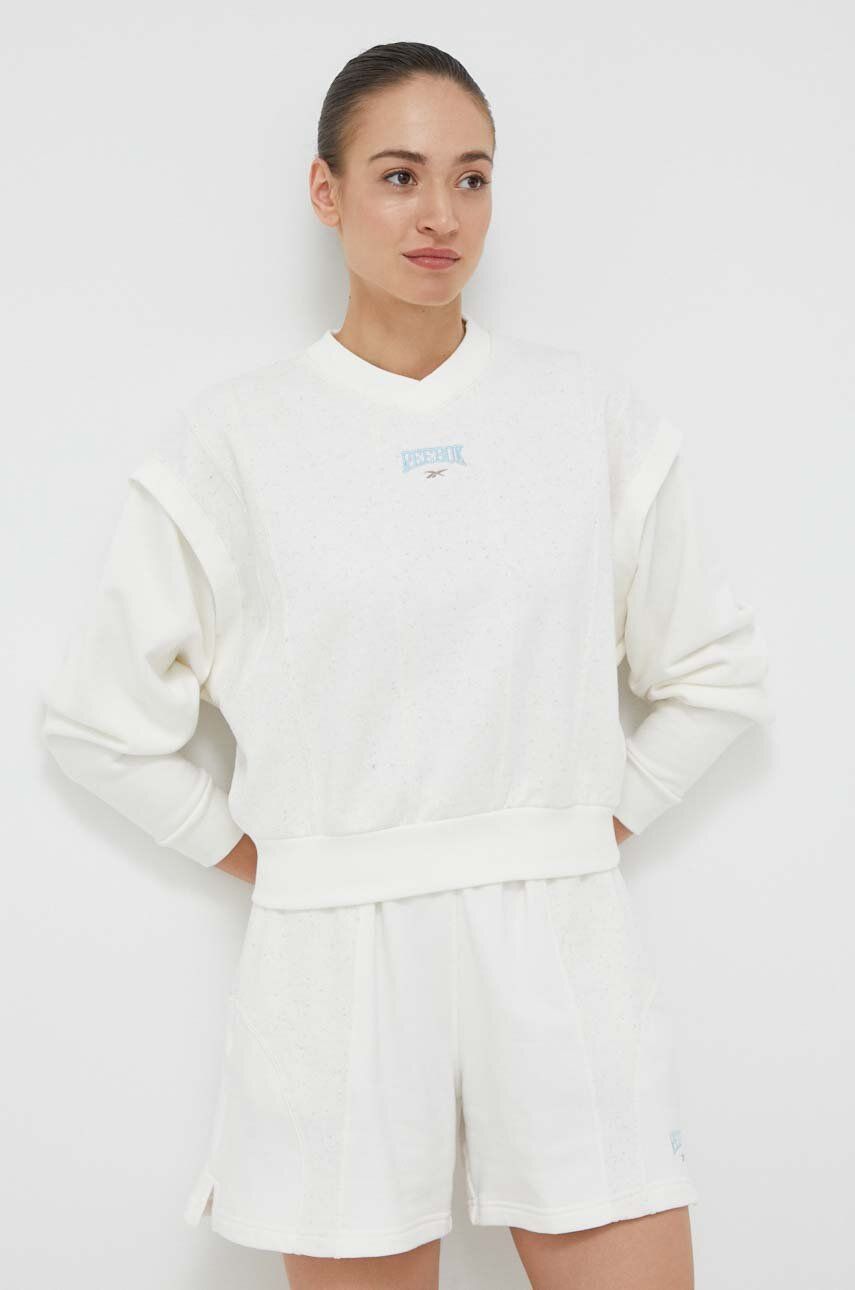 Суитчър Reebok Classics Varsity Crew Sweatshirt Бяло | HT7856, 0