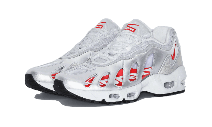 Кецове и обувки Nike Supreme x Air Max 96 ''Metallic Silver'' Металик | CV7652-001, 1