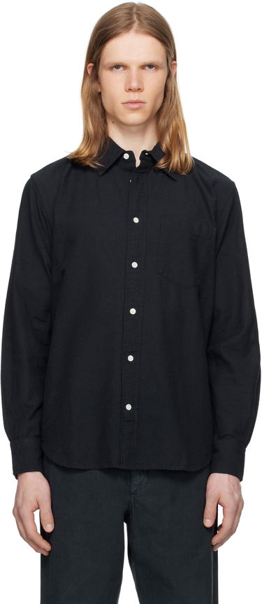 Риза NORSE PROJECTS Norse Projects Algot Relaxed Cotton Linen Shirt Черно | N40-0832, 0