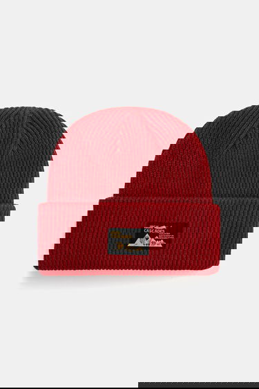 Шапка Columbia Ribbed Knit Beanie with High Cascades Patch Червено | 2092601, 0