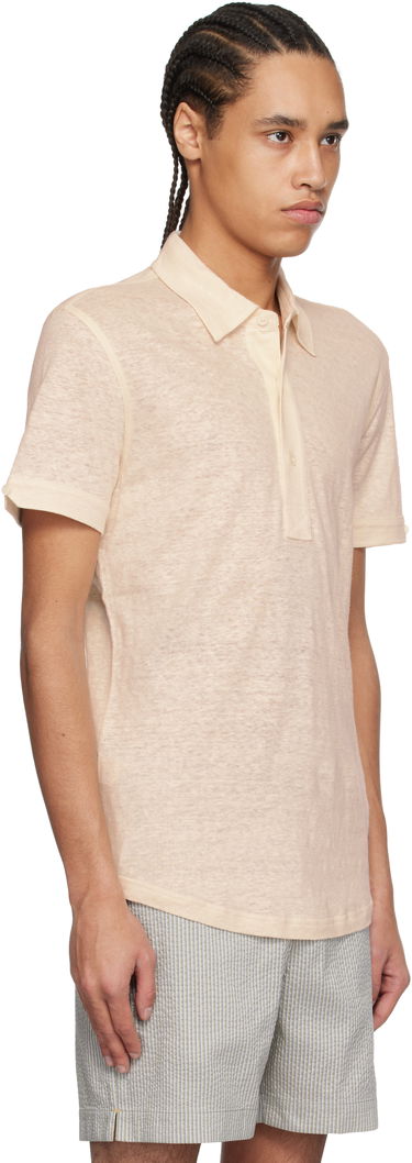 Поло тениска Orlebar Brown Orlebar Brown Sebastian Linen Polo Бежово | 280280, 1