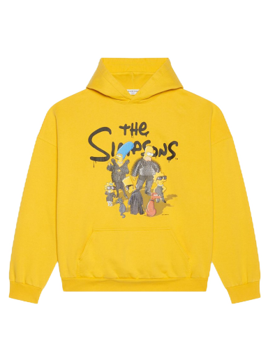 Суитчър Balenciaga The Simpsons x Wide Fit Hoodie Жълто | 675003TLVG87200
