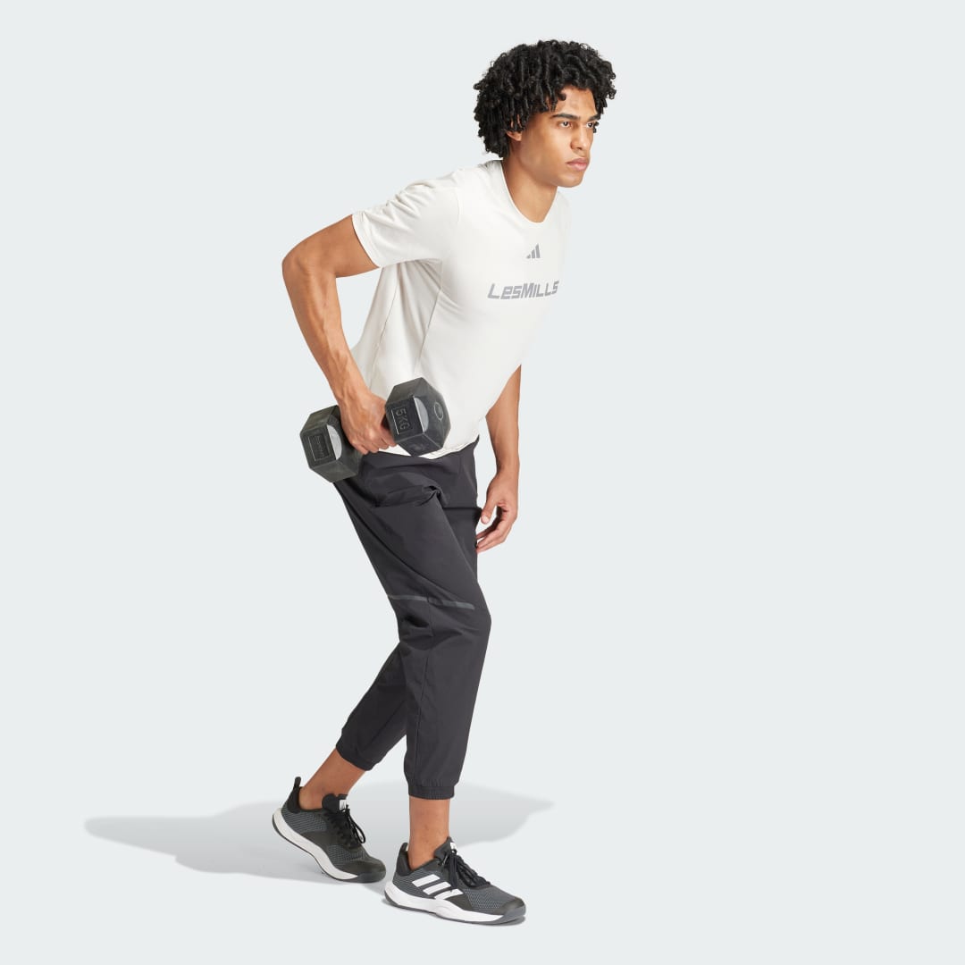 Тениска adidas Performance Les Mills Graphic T-Shirt Бяло | IX7976, 1