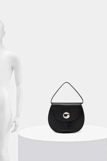 Дамска чанта Coperni Coperni U.F.O. Leather Handbag Черно | COPBA34405, 5