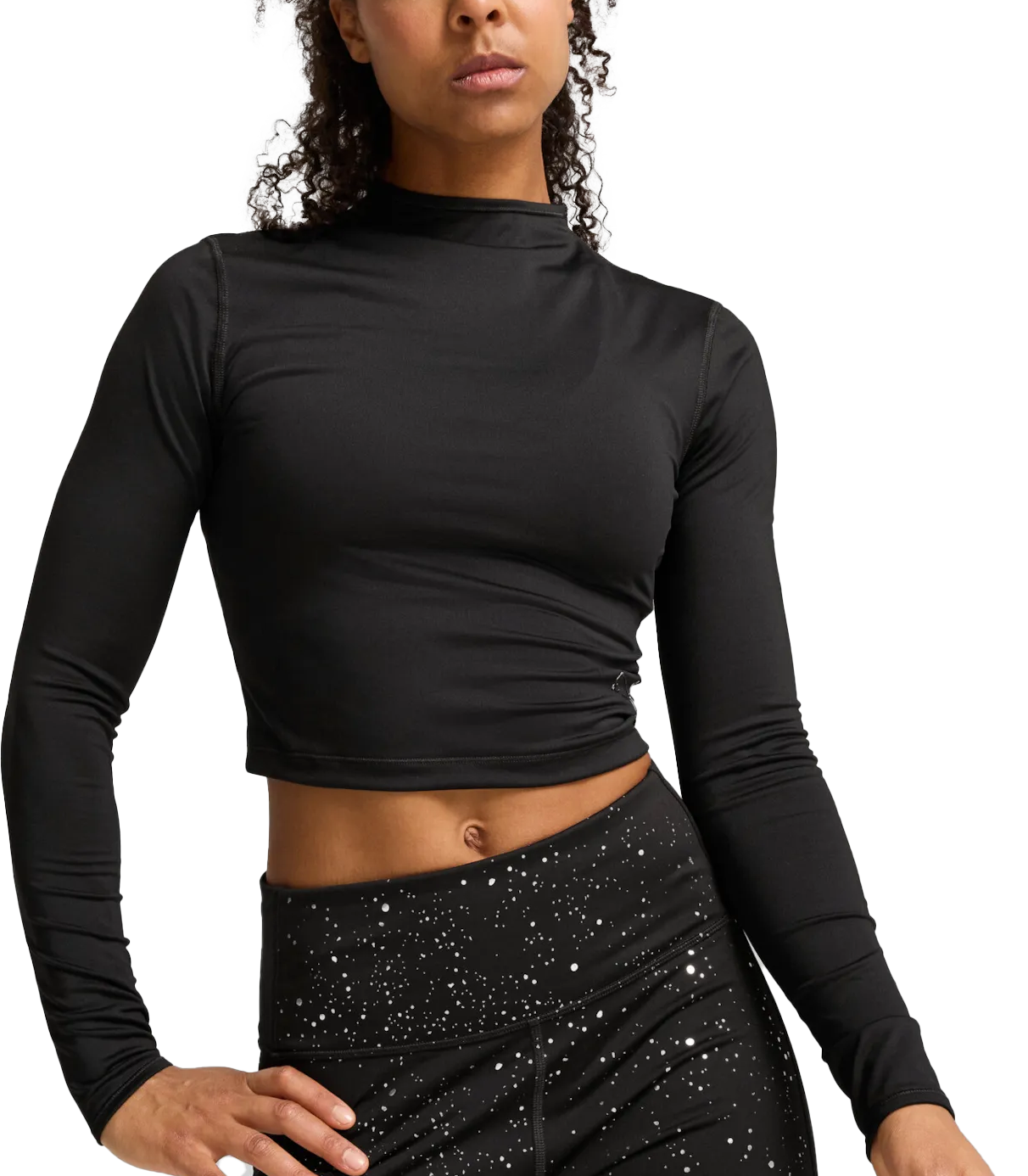 Съкратен топ Puma Puma INTERGALACTIC Long Sleeve Top Черно | 525801-01, 0