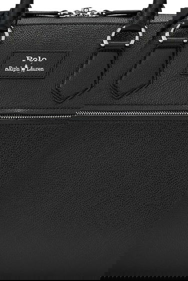 Раници и чанти Polo by Ralph Lauren Polo Ralph Lauren Leather Briefcase Bag Черно | 405962458, 4