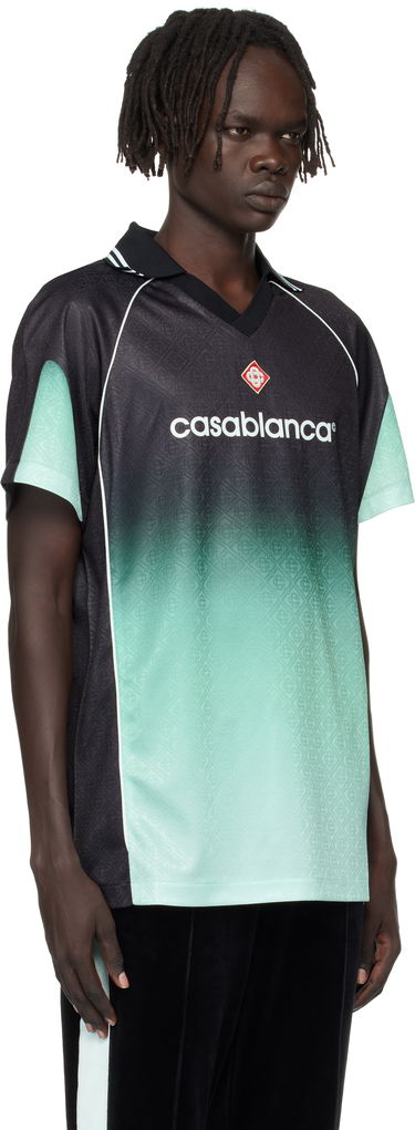 Фланелка Casablanca Casablanca Monogram Football Jersey Зелено | U-MPF25-JTP-375-01, 1
