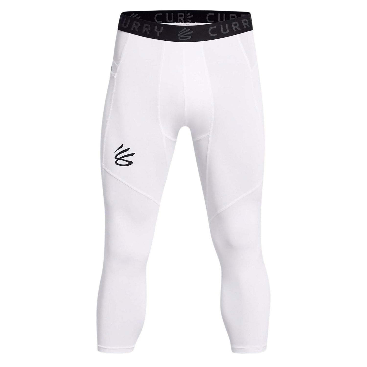 Клинове Under Armour Curry Brand Men's 3/4 Compression Leggings Бяло | 1379828-100, 0