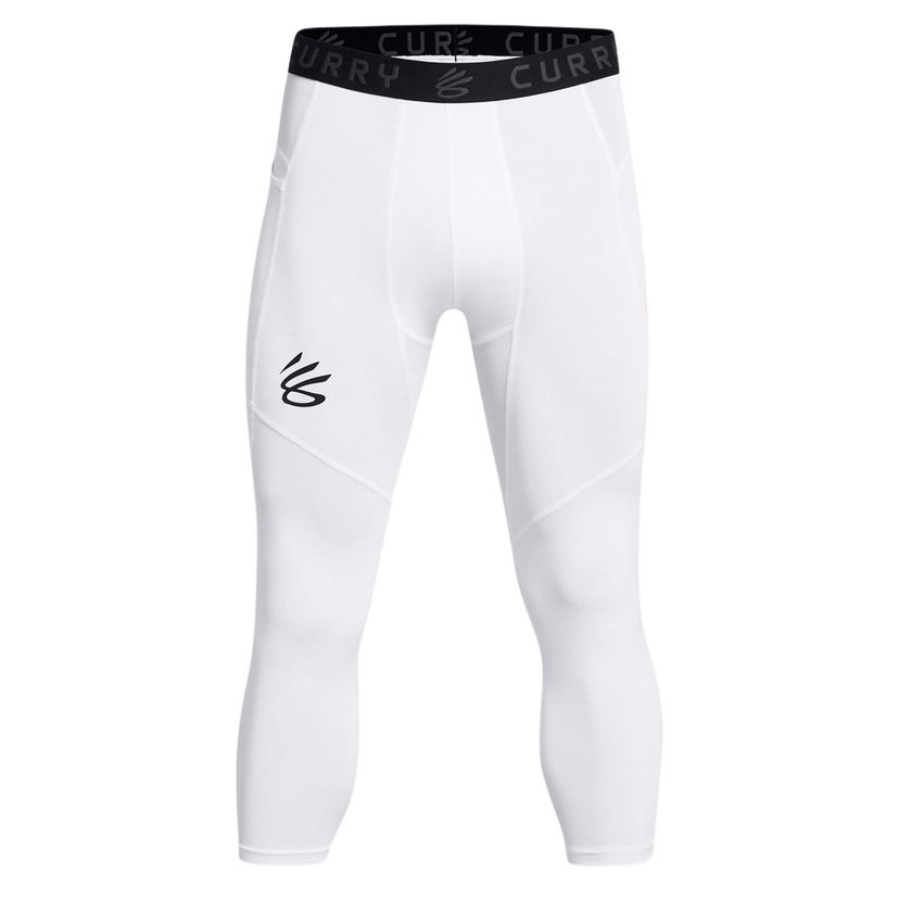 Клинове Under Armour Curry Brand Men's 3/4 Compression Leggings Бяло | 1379828-100