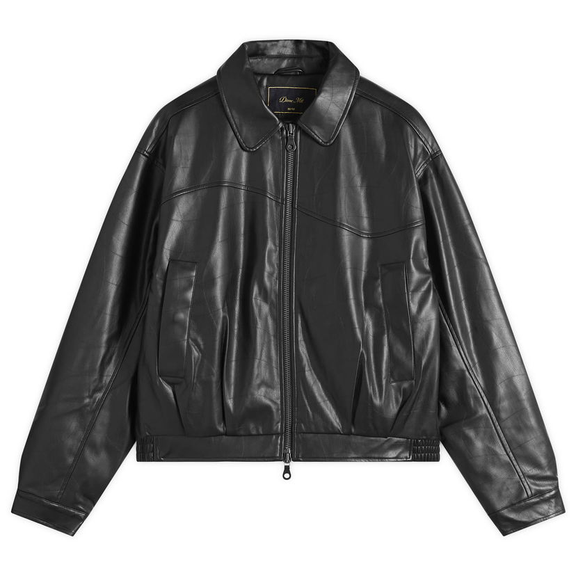 Яке Dime Dime Debossed Wavy Jacket Черно | DIMEFA252BLK