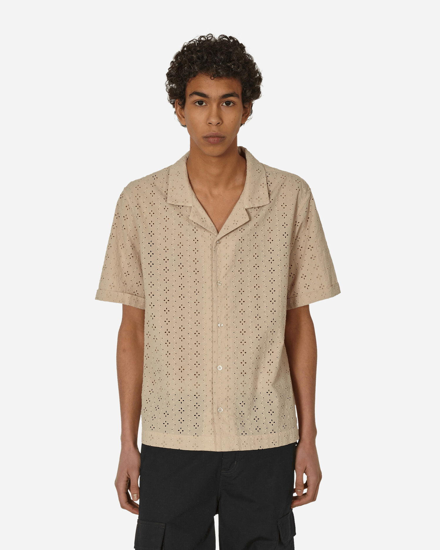 Риза GUESS Camp Shirt Pearl White Бежово | M4GH79WEUC0 G047, 1