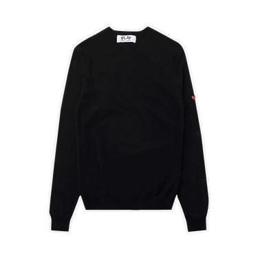 Пуловер Comme des Garçons PLAY Small Heart Crewneck Тъмно синьо | az n040 051 2, 0