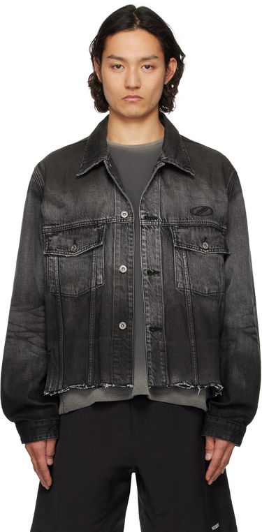 Яке We11done We11done Sporty Selldone Denim Jacket Черно | WD-DJ1-25-308-U-BK, 0
