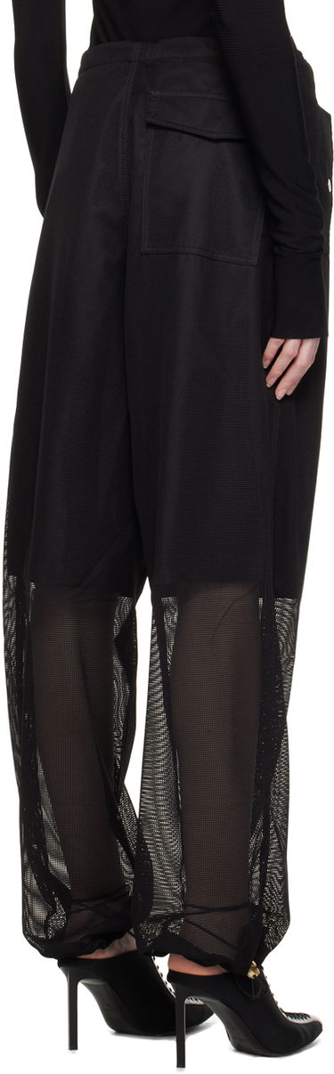 Панталони Dion Lee Grid Mesh Panel Trousers Черно | C2155P23, 2