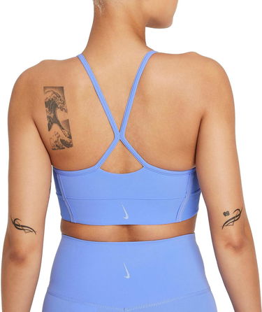 Сутиен Nike Nike Yoga Dri-FIT Indy Light-Support Padded Longline Sports Bra Синьо | dd1183-478, 1