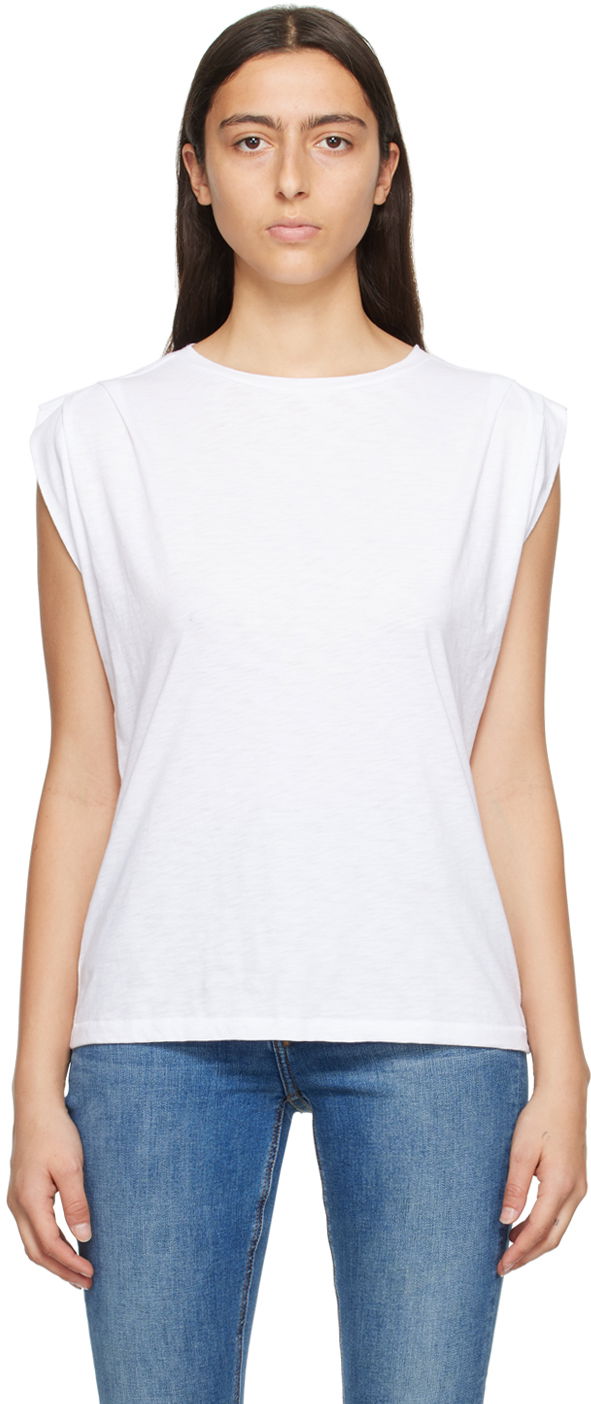 Потник rag & bone Rag & Bone 'The Slub' Women's Tank Top Бяло | WCC23FT018CH18, 0