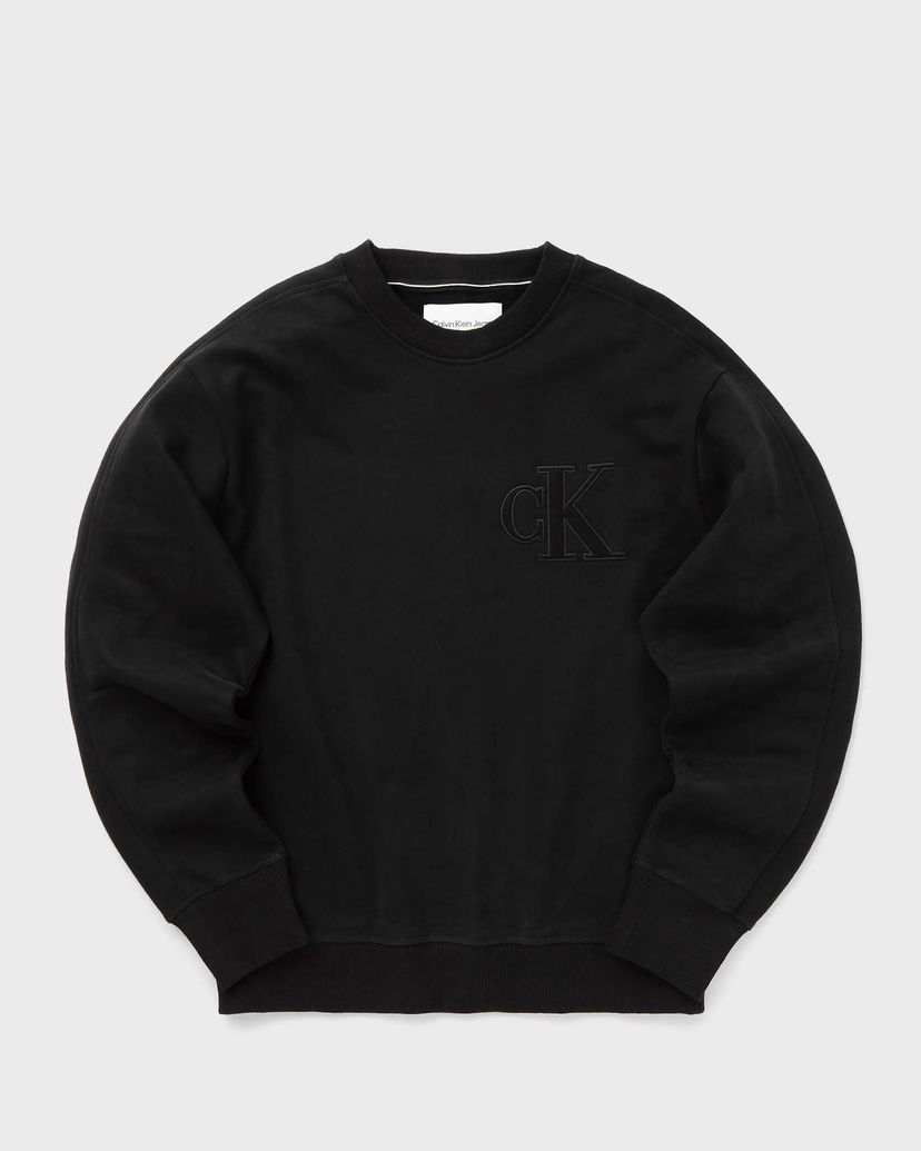 Суитчър CALVIN KLEIN APPLIQUE CREW NECK Черно | J30J325634BEH