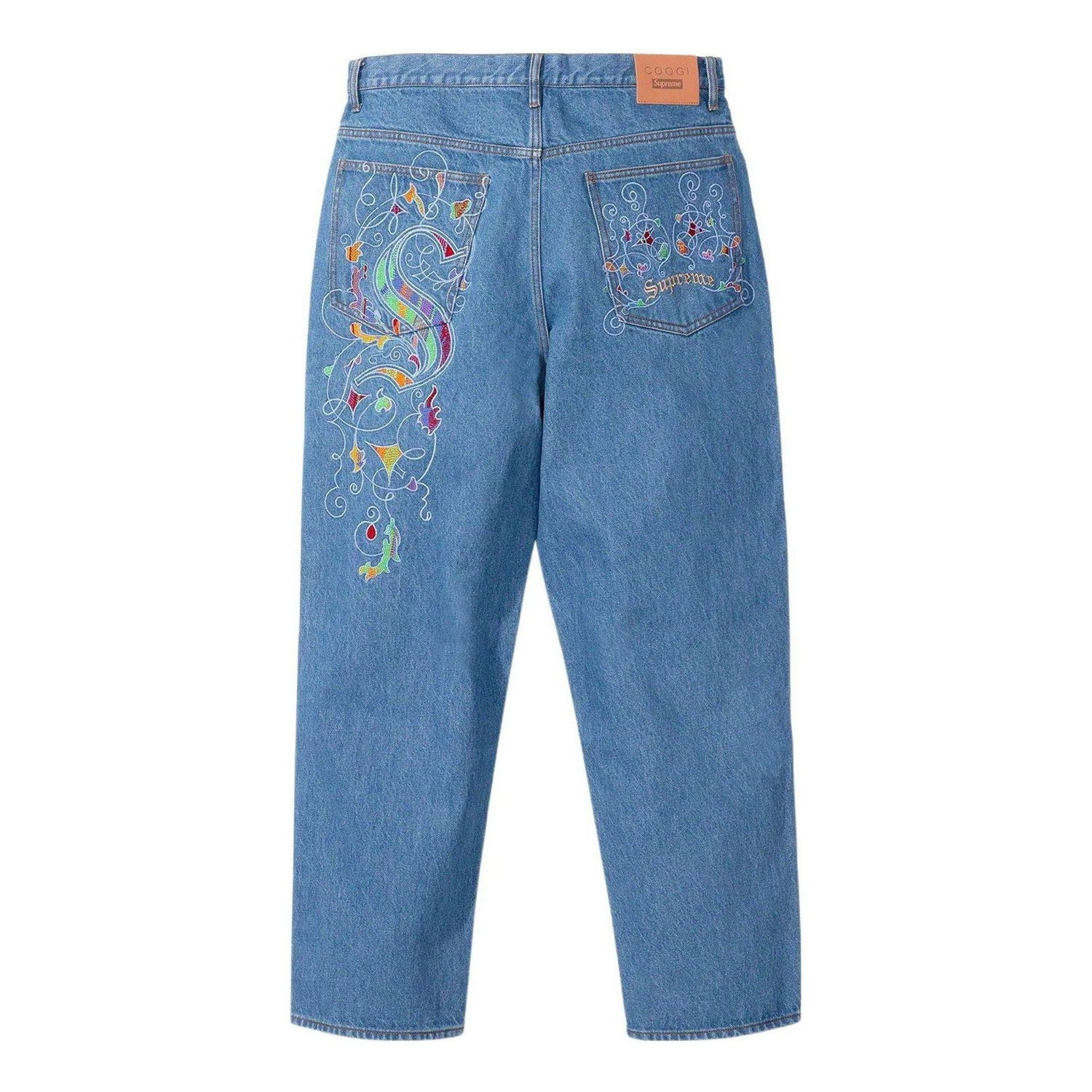 Дънки Supreme Supreme x COOGI Baggy Jeans Синьо | SUP-SS23-206, 0