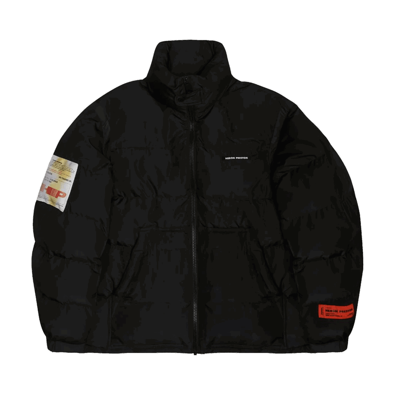 Пухо яке HERON PRESTON Label Nylon Puffer Черно | HMED008F21FAB0011000, 0