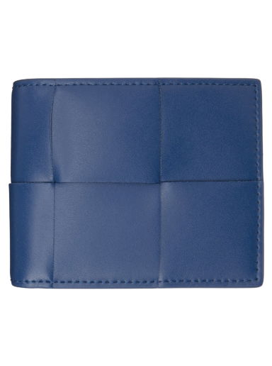 Портфейл Bottega Veneta Cassette Wallet Тъмно синьо | 743004 VBWD2