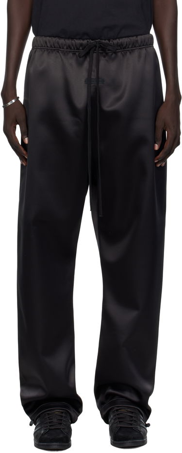 Спортни панталони Fear of God Fear of God ESSENTIALS Bonded Satin Relaxed Track Pants Черно | 130SP258210F, 0