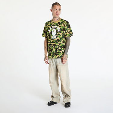 Тениска BAPE A BATHING APE Abc Camo College Tee Green Зелено | 001CSK801007M GRN, 3