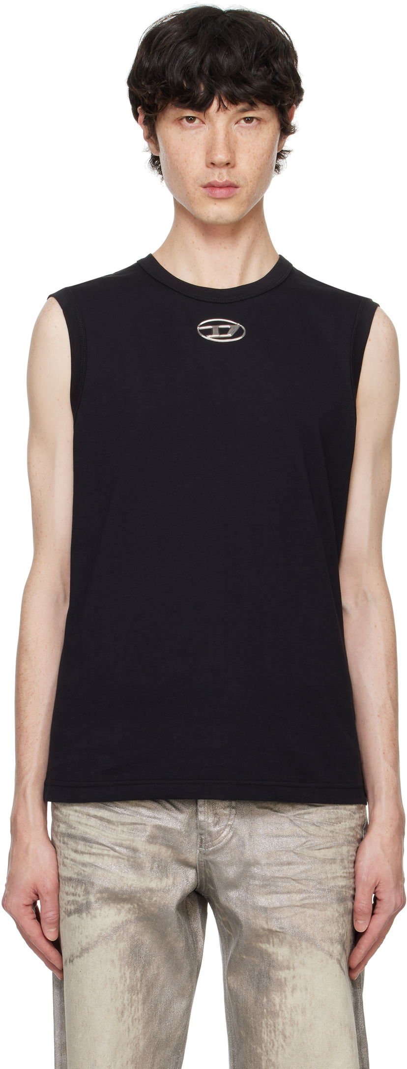 Потник Diesel Black T-Bisco-Od Tank Top Черно | A15372-0HERS-9XX