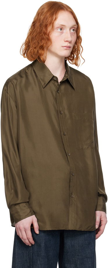 Риза LEMAIRE Loose Shirt Зелено | SH1097 LF1235, 1