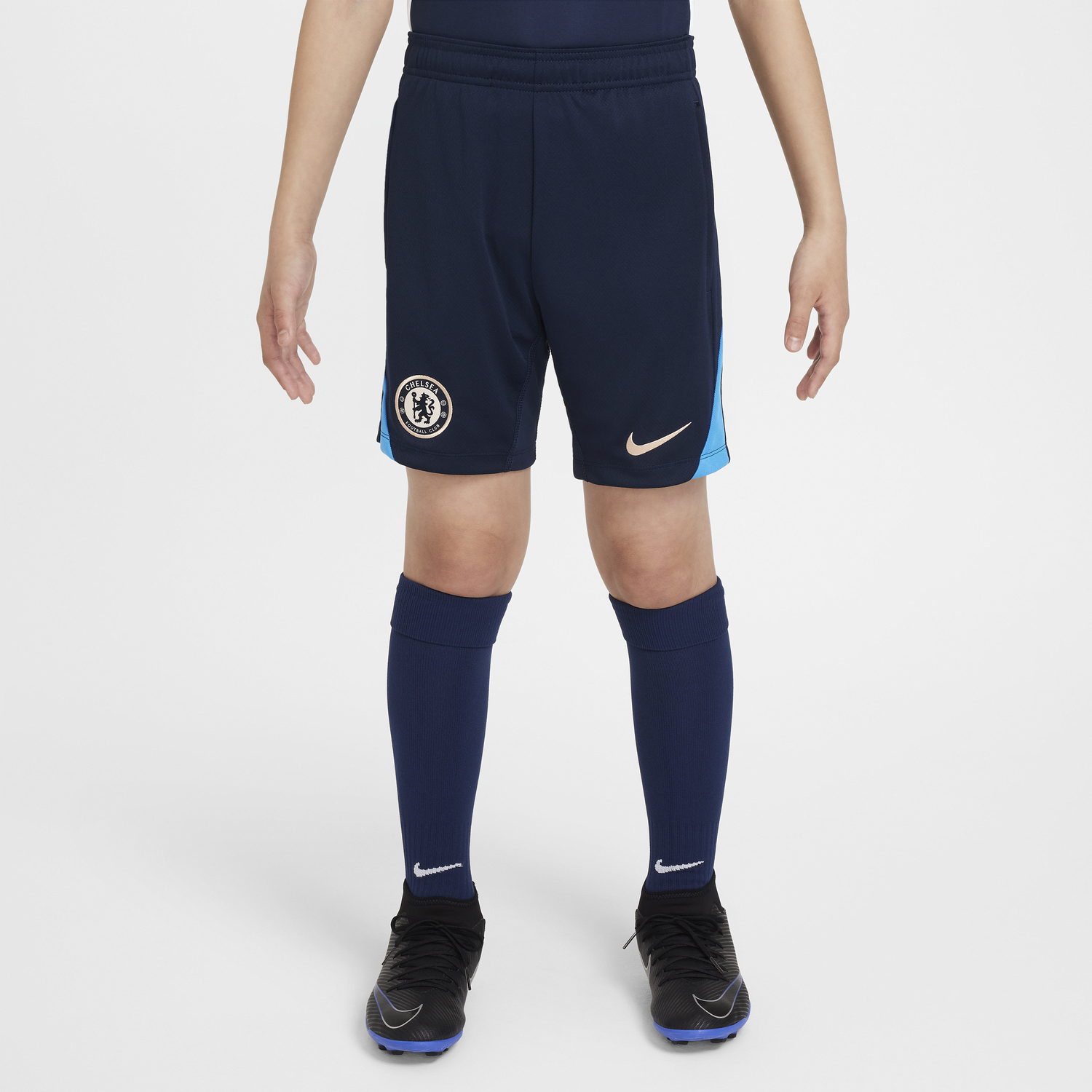 Къси панталони Nike Chelsea FC Strike Dri-FIT Knit Football Shorts Тъмно синьо | FN9950-451, 0
