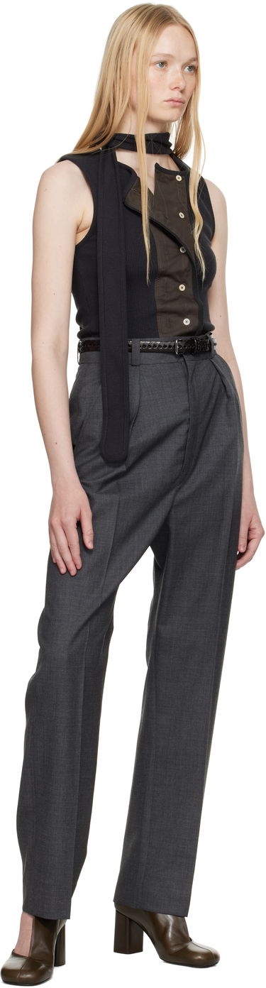 Панталони LEMAIRE Lemaire Dropped Crotch Soft Trousers Сиво | PA1183 LF1386, 4