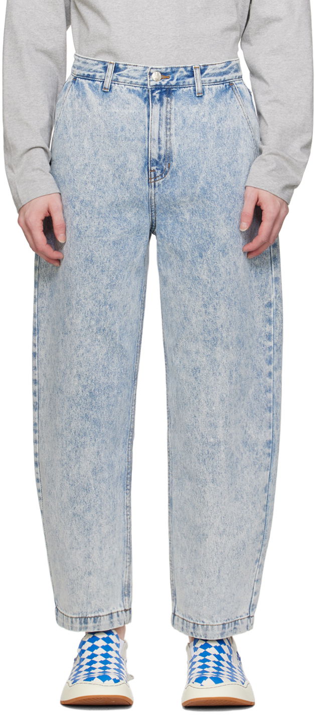 Дънки ADER ERROR Significant Tag Loose-Fit Jeans Синьо | BMSGFYJE0103SB