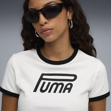 Тениска Puma FUTURE.PUMA.ARCHIVE Fitted Graphic T-Shirt Бяло | 632122_02, 4