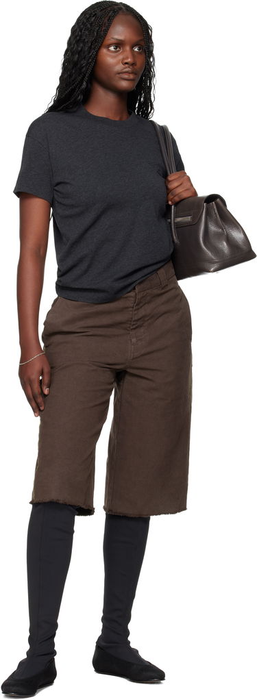 Тениска Fear of God ESSENTIALS Holiday Embroidered Classic Fit T-shirt Сиво | 125HO255861FW, 3