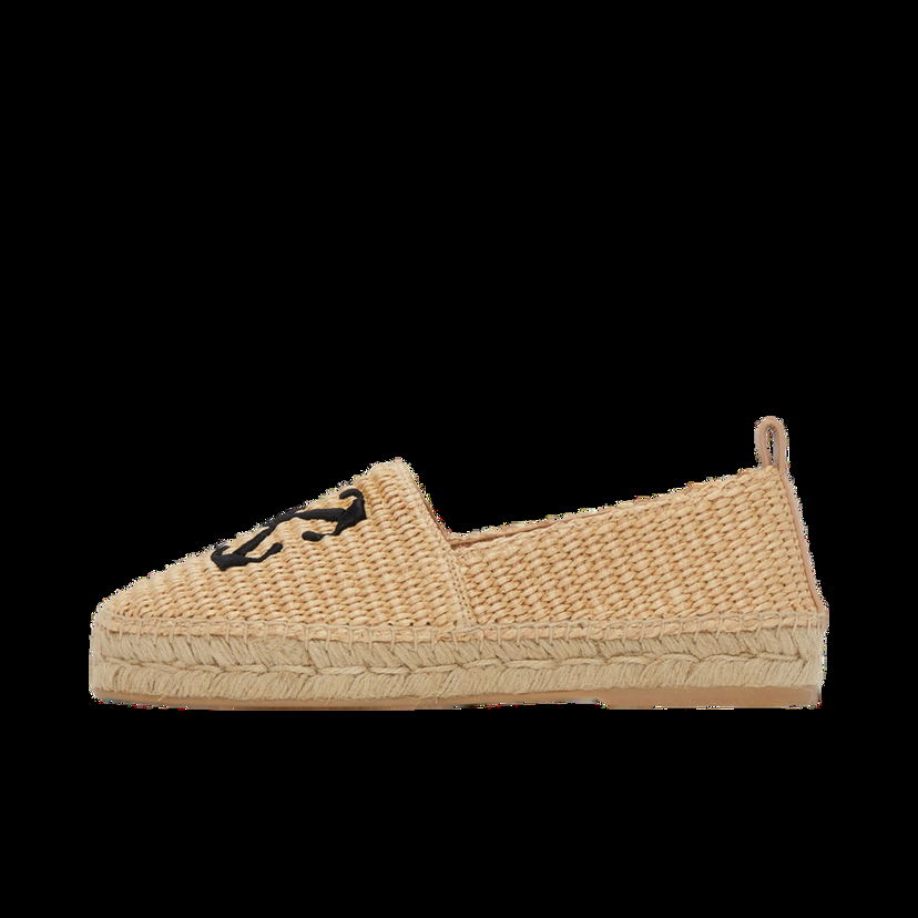 Кецове и обувки Off-White Raffia Arrow Espadrilles Бежово | OWIB018S24MAT0016110