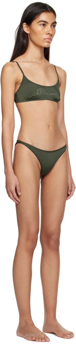 Бански Blumarine Rhinestone Bikini Черно | P322D012A, 3
