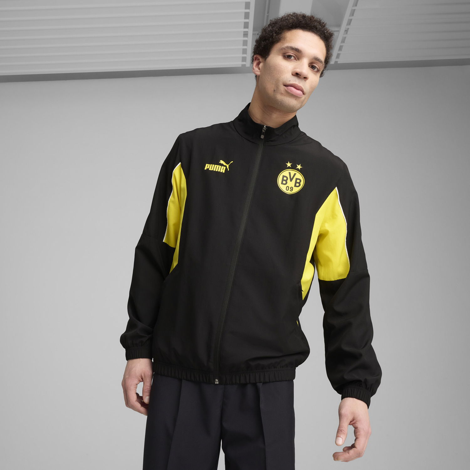 Ветровка Puma Borussia Dortmund ftblARCHIVE Men's Track Jacket Черно | 779108_02, 0