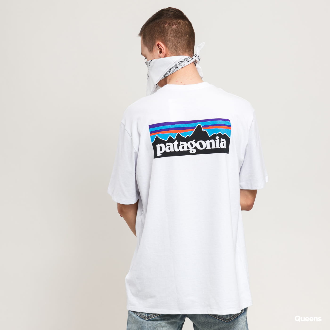 Тениска Patagonia P6 Logo Responsibili Tee Бяло | 38504 WHI, 0