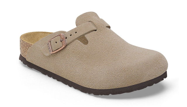 Boston Kids Suede Leather Narrow Fit Clog